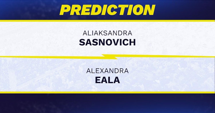 Aliaksandra Sasnovich vs Alexandra Eala Tennis Prediction.