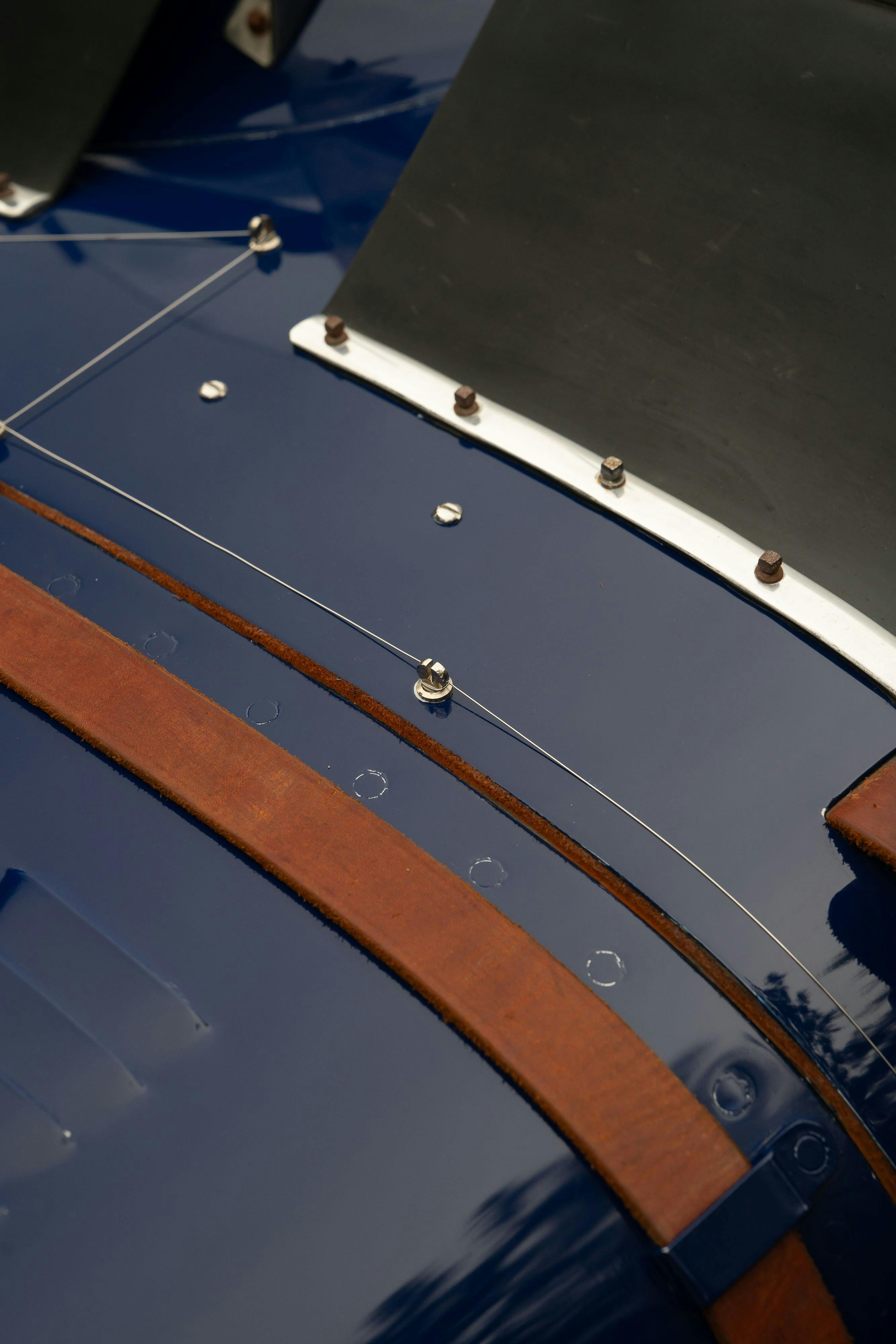 Pur Sang Bugatti Type 35 in Blue over Brown shot in Austin, TX.