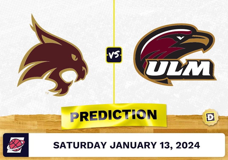 Texas State vs. Louisiana-Monroe Prediction, Odds, College Basketball Picks [1/13/2024]