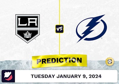 Los Angeles Kings vs. Tampa Bay Lightning Prediction, Odds, NHL Picks  [1/9/2024]