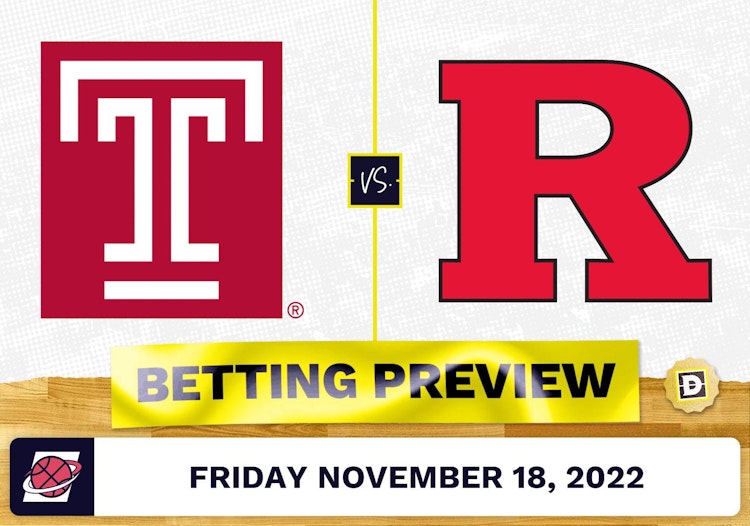 Temple vs. Rutgers CBB Prediction and Odds - Nov 18, 2022