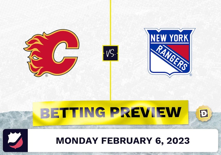 Flames vs. Rangers Prediction and Odds - Feb 6, 2023