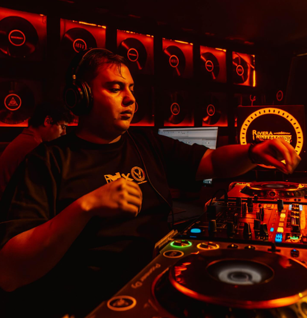 A world of sound above the crowd.