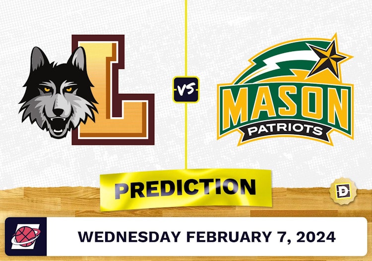 Loyola Chicago vs. George Mason Prediction, Odds, College Basketball Picks [2/7/2024]