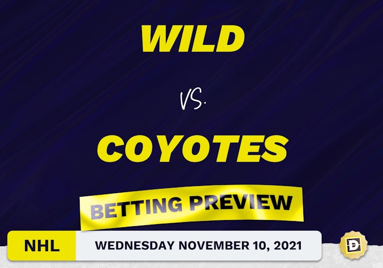 Wild vs. Coyotes Predictions and Odds - Nov 10, 2021
