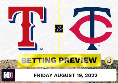 Rangers vs. Twins Prediction and Odds - Aug 19, 2022