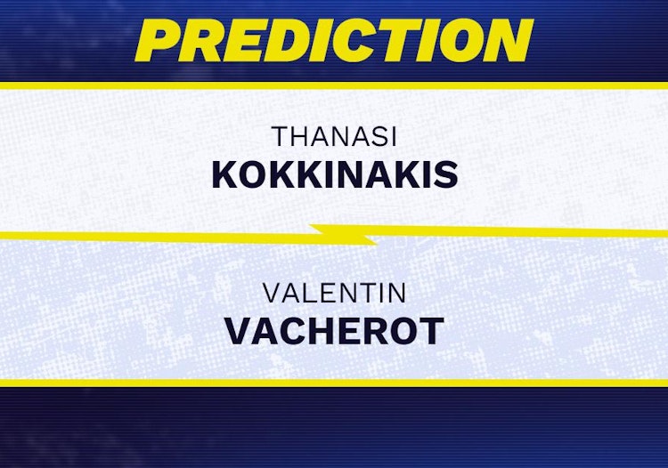 Thanasi Kokkinakis vs Valentin Vacherot Tennis Prediction.