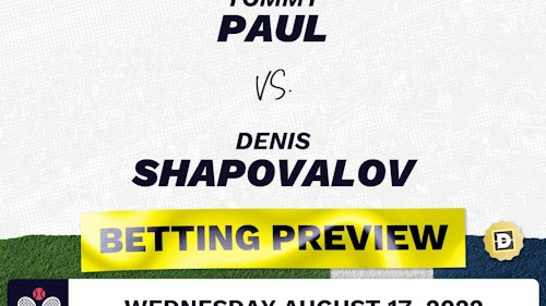 Tommy Paul vs. Denis Shapovalov Predictions - Aug 17, 2022