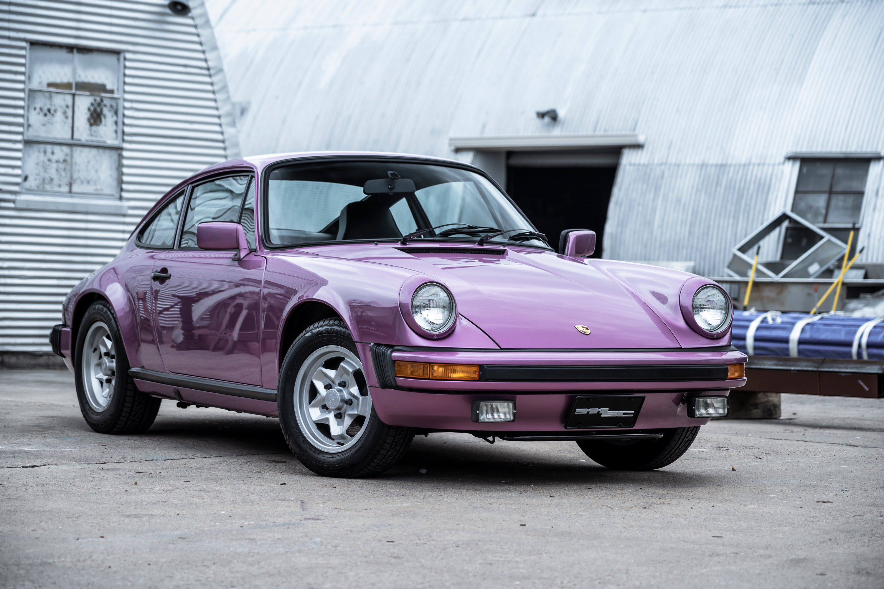 A custom purple 911SC.