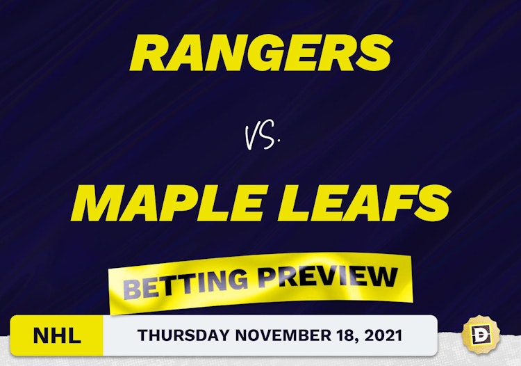 Rangers vs. Maple Leafs Predictions and Odds - Nov 18, 2021