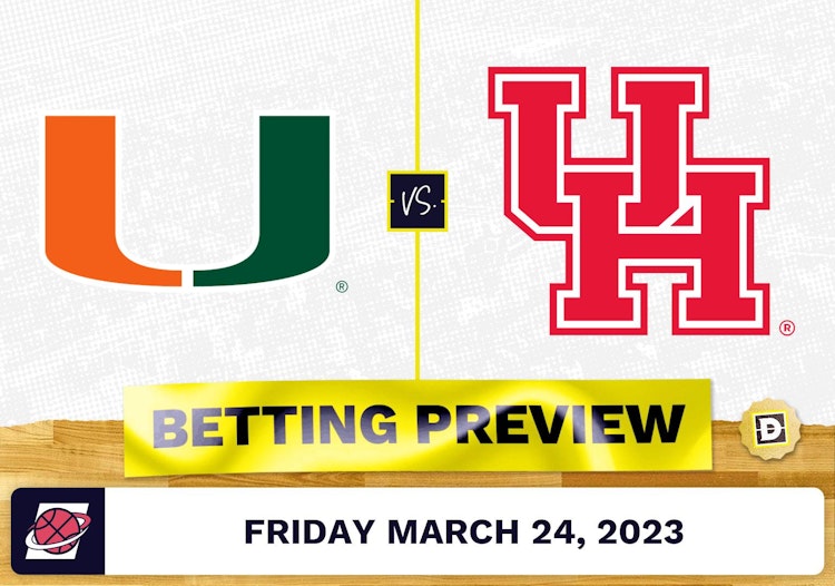 Miami (FL) vs. Houston March Madness Prediction - Mar 24, 2023