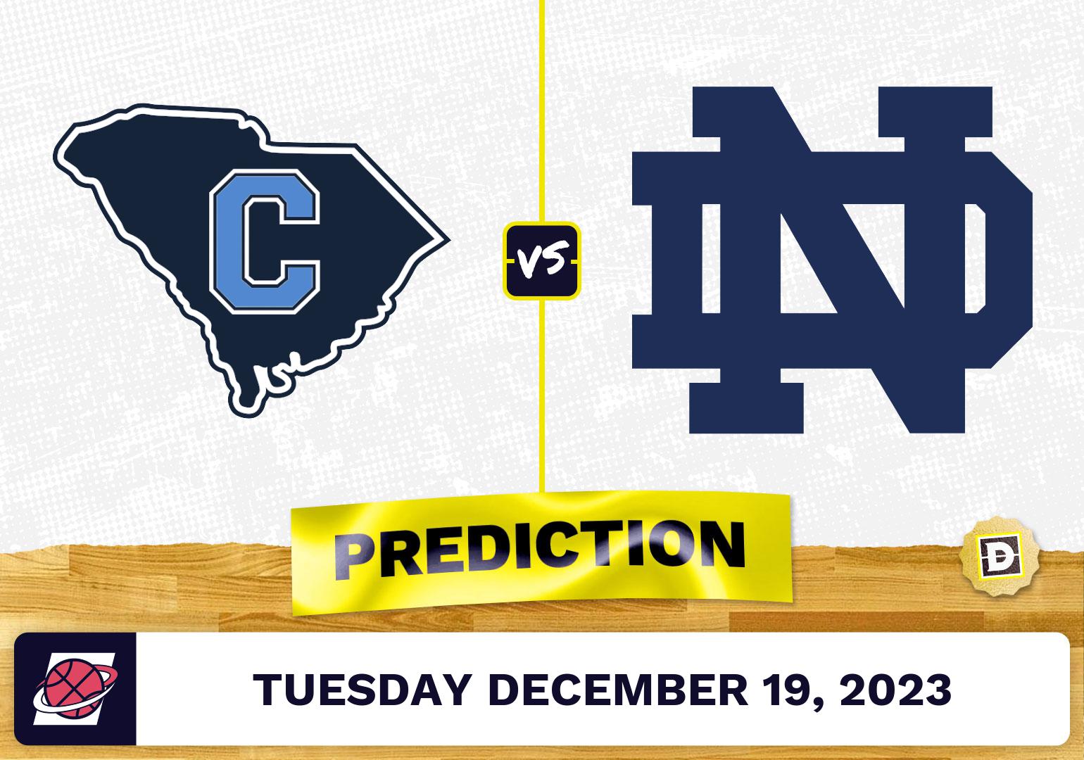 Citadel Vs. Notre Dame Prediction, Odds, College Basketball Picks [12 ...