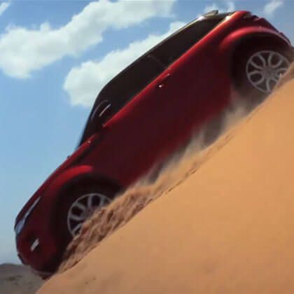 Range Rover Evoque takes on Oman