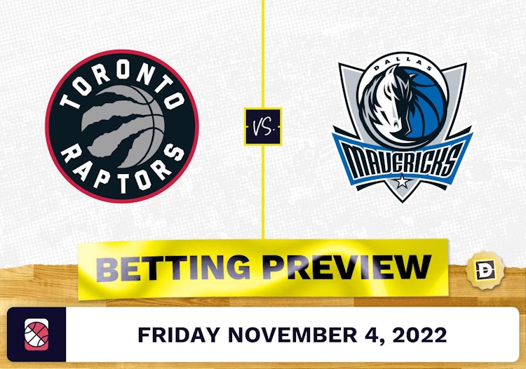 Raptors vs. Mavericks Prediction and Odds - Nov 4, 2022