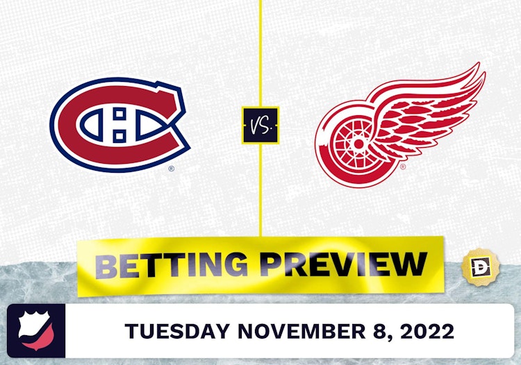 Canadiens vs. Red Wings Prediction and Odds - Nov 8, 2022