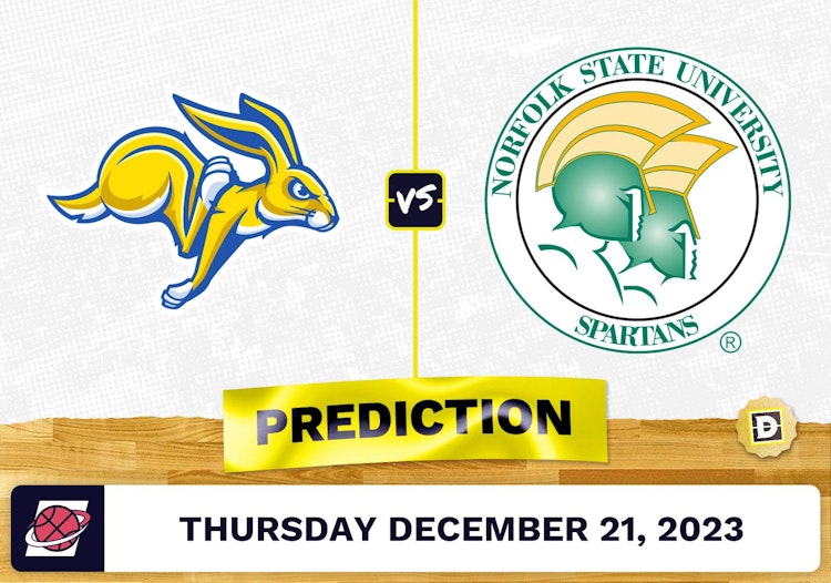 South Dakota State vs. Norfolk State Prediction, Odds, College Basketball Picks  [12/21/2023]