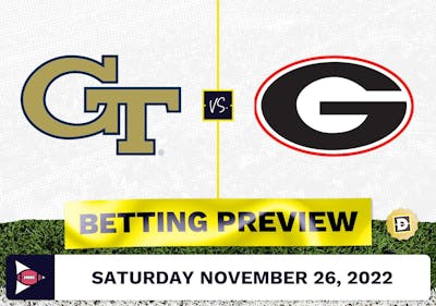 Georgia Tech vs. Georgia CFB Prediction and Odds - Nov 26, 2022