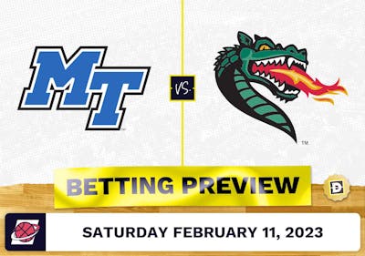 Middle Tennessee vs. UAB CBB Prediction and Odds - Feb 11, 2023