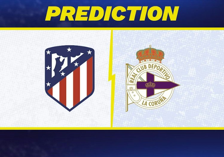 Atletico Madrid takes on Deportivo La Coruna in La Liga action.