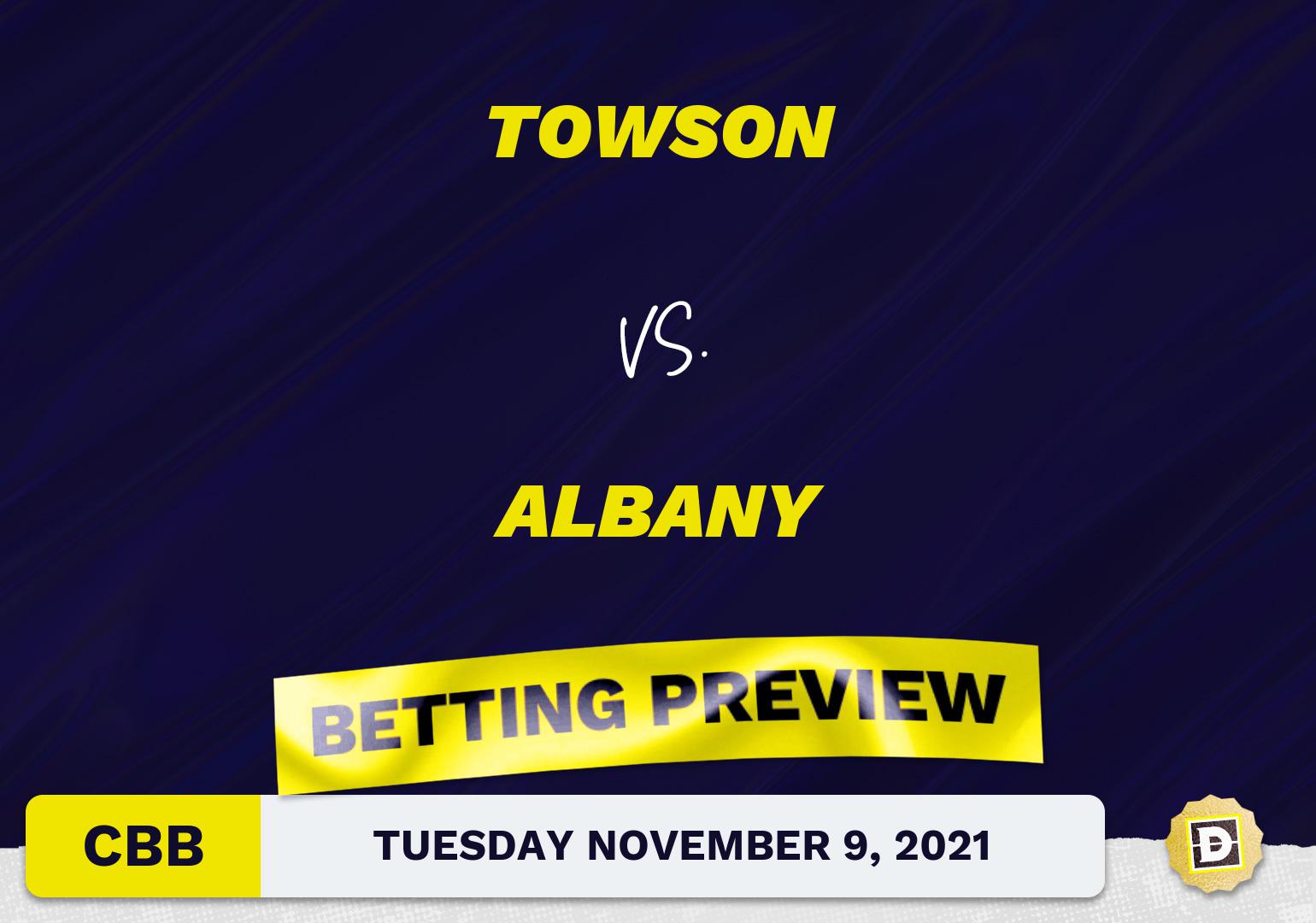 Towson vs. Albany CBB Predictions and Odds - Nov 9, 2021