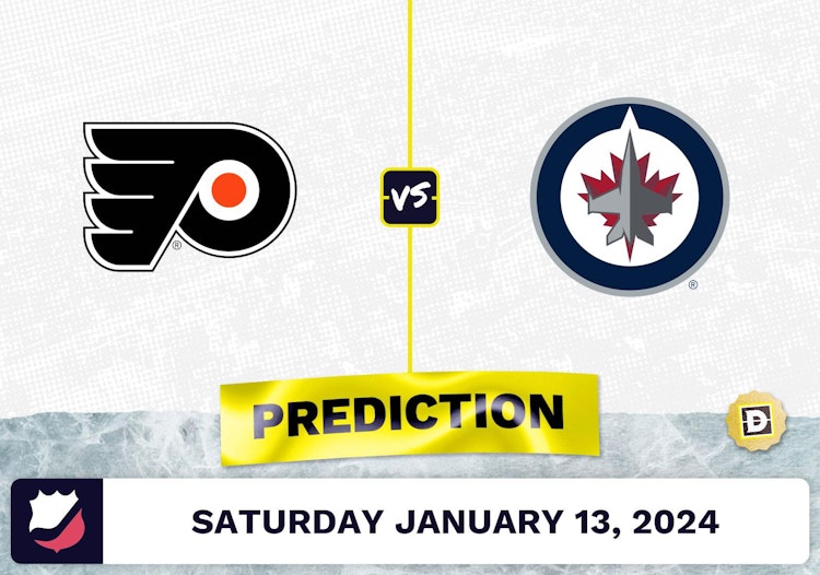 Philadelphia Flyers vs. Winnipeg Jets Prediction, Odds, NHL Picks [1/13/2024]