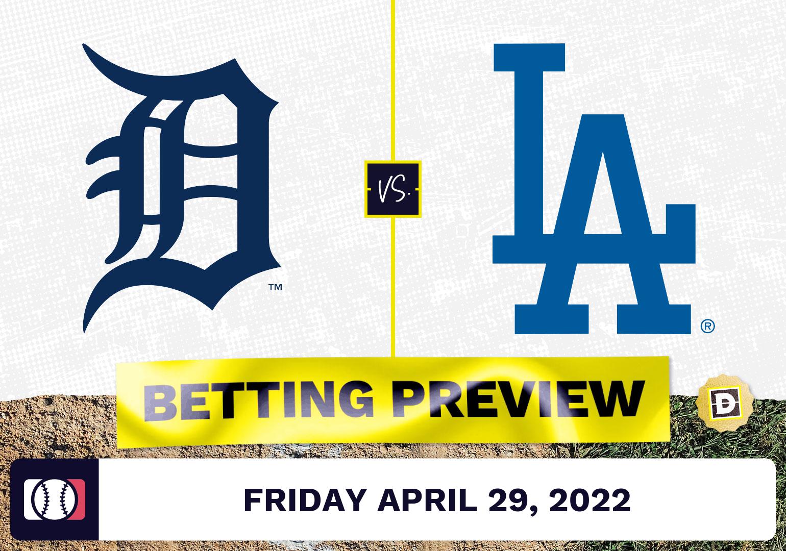 Tigers vs. Dodgers Prediction and Odds - Apr 29, 2022