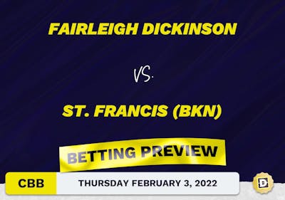 Fairleigh Dickinson vs. St. Francis (BKN) CBB Predictions and Odds - Feb 3, 2022