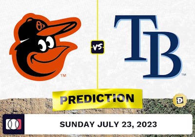 Orioles vs. Rays Prediction for MLB Sunday [7/23/2023]