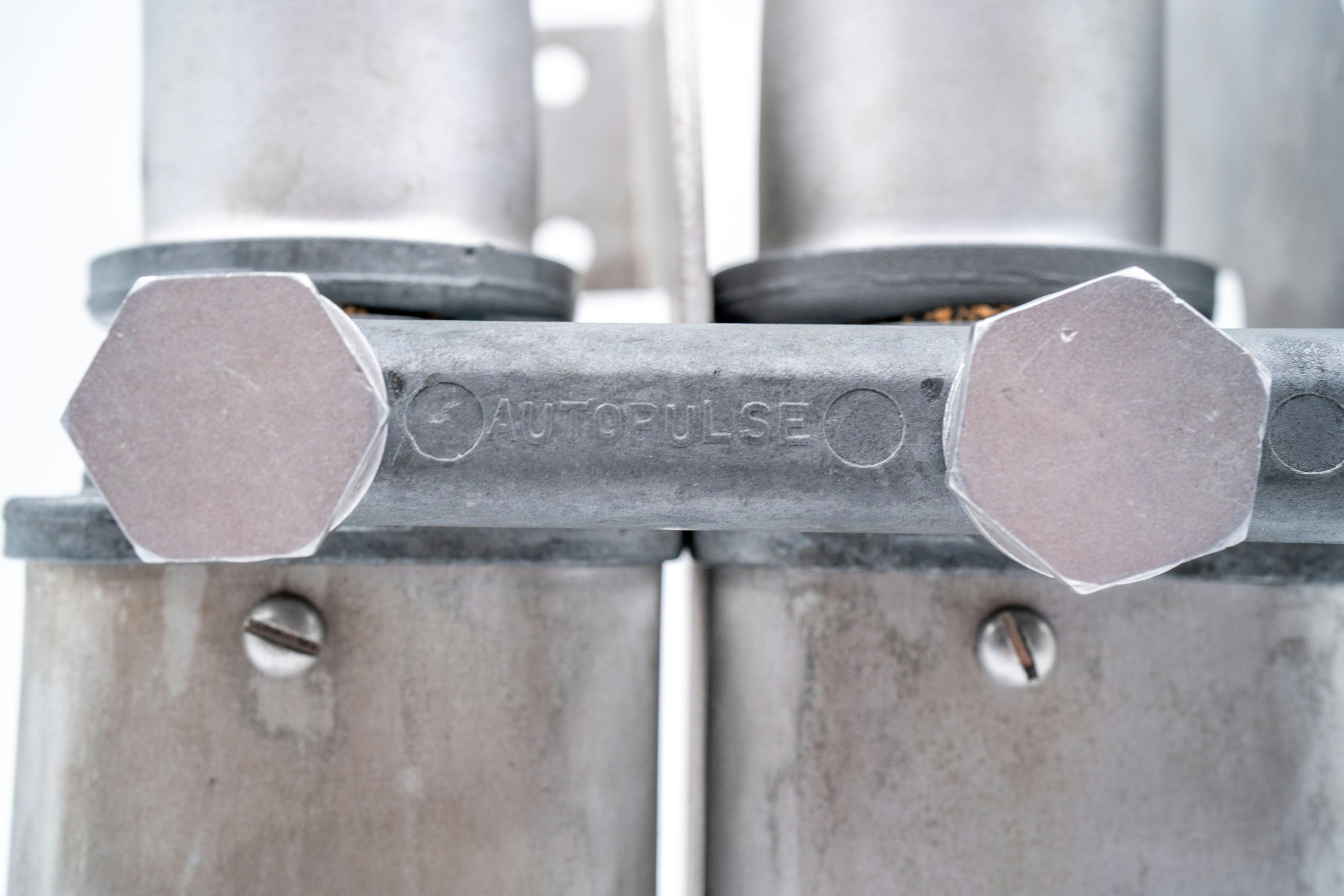 Original new-old-stock Autopulse fuel pumps from a Porsche 550 Spyder