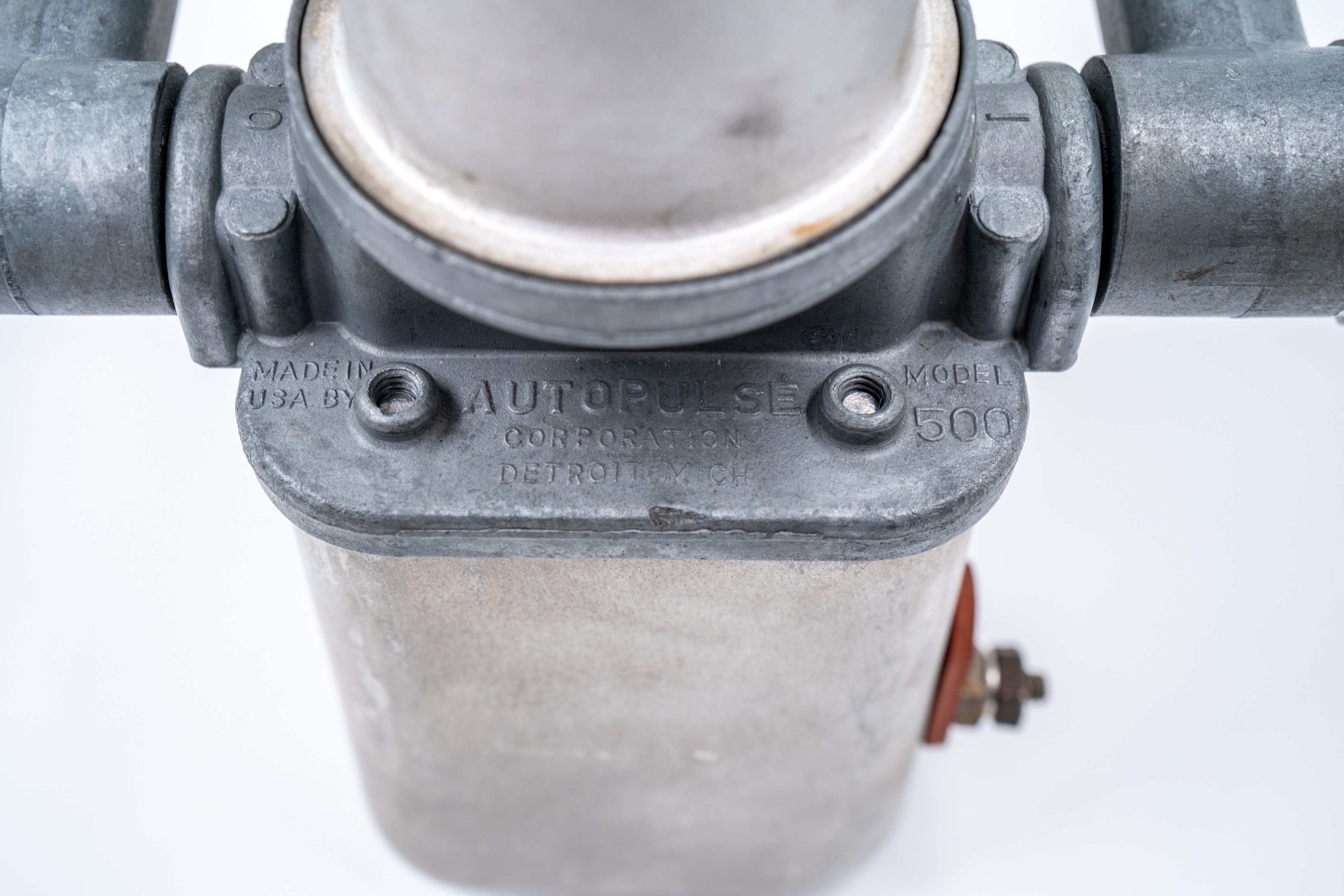 Original new-old-stock Autopulse fuel pumps from a Porsche 550 Spyder