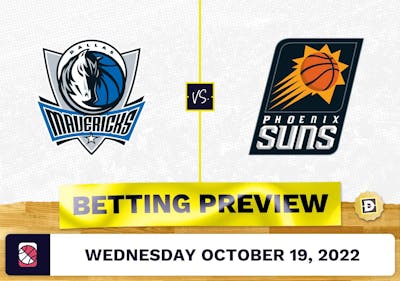 Mavericks vs. Suns Prediction and Odds - Oct 19, 2022