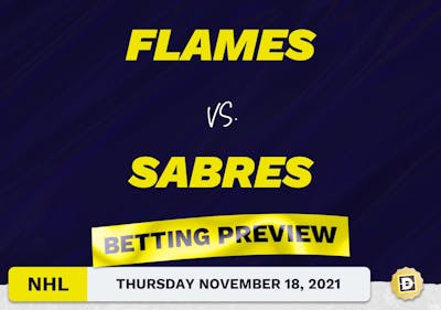 Flames vs. Sabres Predictions and Odds - Nov 18, 2021