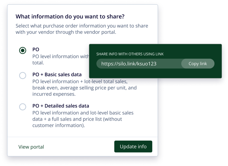 Screenshot of Silo's communication software