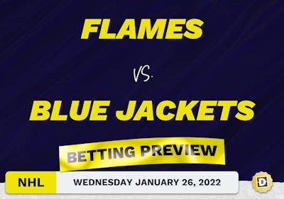 Flames vs. Blue Jackets Predictions and Odds - Jan 26, 2022