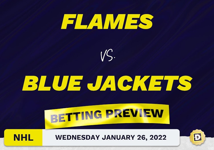 Flames vs. Blue Jackets Predictions and Odds - Jan 26, 2022