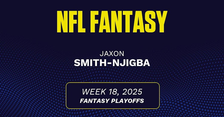 Jaxon Smith-Njigba projected stats Week 18, 2025.