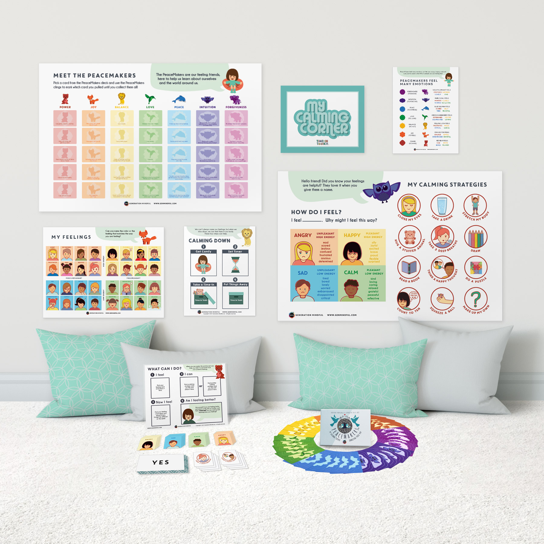 Size of the Problem Scale, Emotional Regulation Kids Tool, Calming