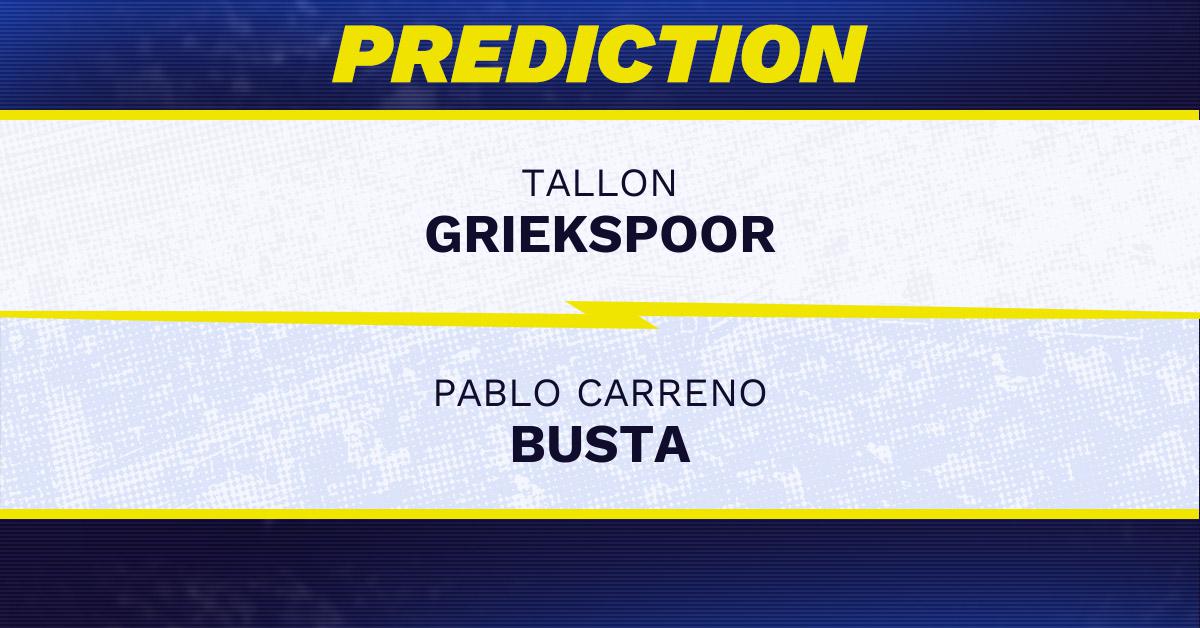 Tallon Griekspoor vs. Pablo Carreno Busta prediction, odds, picks for ATP Open Sud de France 2026