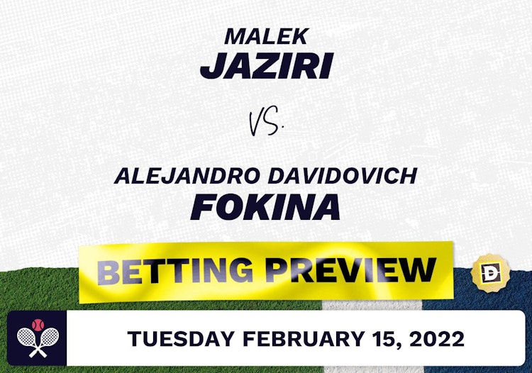 Malek Jaziri vs. Alejandro Davidovich Fokina Predictions - Feb 15, 2022