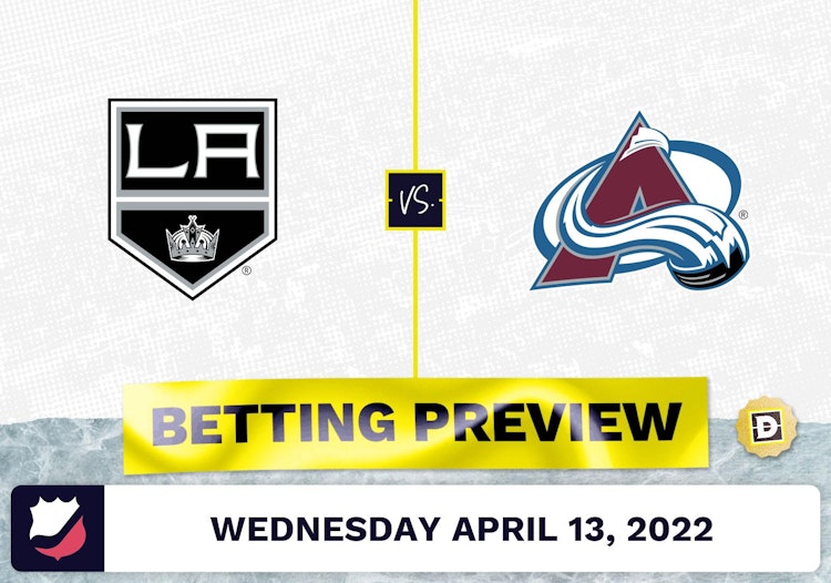 Kings vs. Avalanche Prediction and Odds - Apr 13, 2022