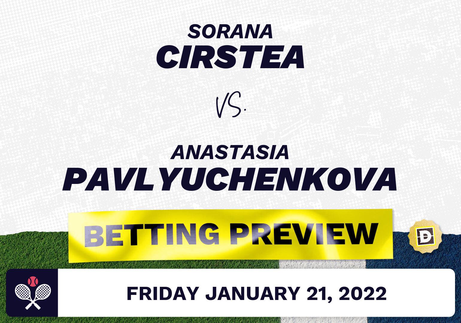 Sorana Cirstea vs. Anastasia Pavlyuchenkova Predictions - Jan 22, 2022