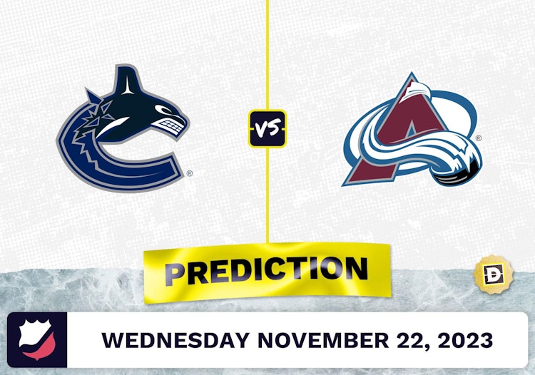 Canucks vs. Avalanche Prediction and Odds - November 22, 2023