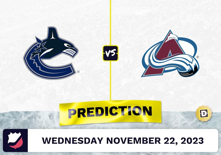 Canucks vs. Avalanche Prediction and Odds - November 22, 2023