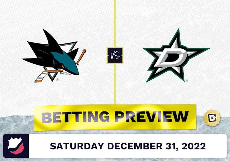 Sharks vs. Stars Prediction and Odds - Dec 31, 2022