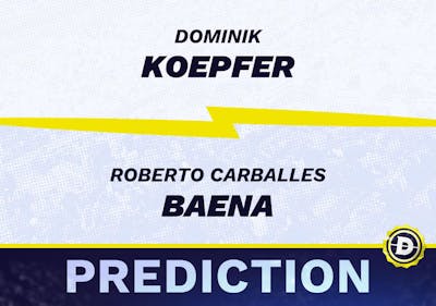 Dominik Koepfer vs. Roberto Carballes Baena Prediction, Odds, Picks for ATP Madrid 2024