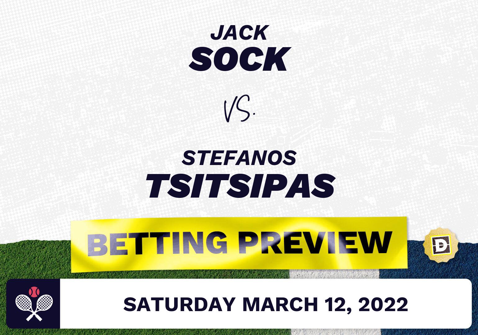 Jack Sock vs. Stefanos Tsitsipas Predictions - Mar 12, 2022