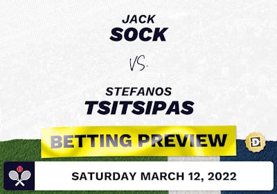 Jack Sock vs. Stefanos Tsitsipas Predictions - Mar 12, 2022
