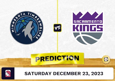Minnesota Timberwolves vs. Sacramento Kings Prediction, Odds, NBA Picks  [12/23/2023]