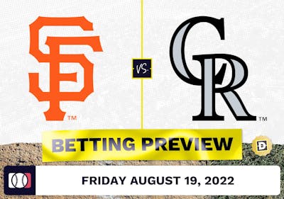 Giants vs. Rockies Prediction and Odds - Aug 19, 2022