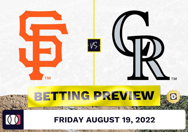 Giants vs. Rockies Prediction and Odds - Aug 19, 2022